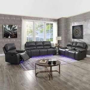 Comfortable recliner sofa set Dubai