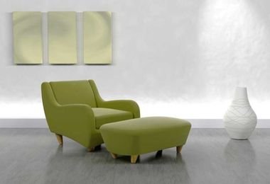 Cube ottoman in Dubai home