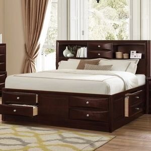 Modern storage bed design
