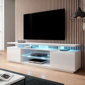 Modern wooden TV console